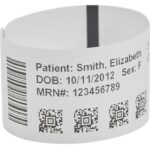 Zebra Wristband Polypropylene 1 x 6in Direct Thermal Zebra Z-Band Comfort HC100 – 1″ Width x 6″ Length – Permanent Adhesive – Direct Thermal – White – Polypropylene – 600 / Roll – Lightweight, Tamper Evident, Adhesive Closure, Latex-free, Scannable, Perforated – 6 / Roll