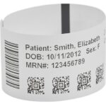 Zebra Z-Band UltraSoft Wristband Cartridge Kit (White) – 1″ Width x 6″ Length – Permanent Adhesive – Direct Thermal – White – Polypropylene – 300 / Roll – Latex-free, Flexible, Tamper Evident, Adhesive Closure, Scannable, Perforated – 6 / Roll