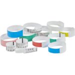 Zebra Z-Band UltraSoft Thermal Label – 3/4″ Width x 11″ Length – Permanent Adhesive – Direct Thermal – White – Polypropylene – 175 / Roll – Latex-free, Flexible, Tamper Evident, Adhesive Closure, Scannable, Perforated – 6 / Roll
