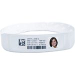 Zebra Z-Band Fusion Thermal Label – 3″ Width x 9 1/4″ Length – Permanent Adhesive – Direct Thermal – White – Polypropylene – 200 / Roll – Adhesive Closure, Self-laminating, Tamper Evident, Scannable, Perforated – 5 / Roll