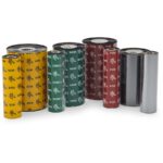 Zebra Resin Ribbon 1.57inx1476ft 5095 High Performance 1in core – Thermal Transfer – Black – 6 Carton