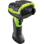 Zebra DS3608-HP Handheld Barcode Scanner – Cable Connectivity – 1D, 2D – Imager – Industrial Green