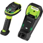 Zebra DS3678-ER Barcode Scanner Kit – Wireless Connectivity – 8.60″ Scan Distance – 1D, 2D – Imager – Omni-directional – Bluetooth – Industrial Green – IP67, IP65 – USB – Industrial, Warehouse, Manufacturing