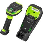 Zebra DS3608-SR Handheld Barcode Scanner – Cable Connectivity – 1D, 2D – Imager – Industrial Green – TAA Compliant