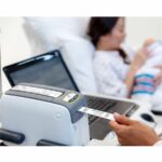 Zebra ZD510-HC Direct Thermal Printer – Monochrome – Portable – Wristband Print – Fast Ethernet – USB – USB Host – Bluetooth – Near Field Communication (NFC) – EU, UK – TAA Compliant – Real Time Clock – 21.97″ Print Length x 1.19″ Print Width – 4.02 in/s Mono – 300 dpi – XML, ZPL II Emulation