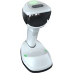 Zebra DS9908-HD Hands-Free Scanner – Cable Connectivity – 8″ Scan Distance – 1D, 2D – Imager – USB – Alpine White – IP52 – USB – Healthcare, Pharmacy, Laboratory