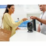 Zebra DS9300 DS9308 Barcode Scanner – Cable Connectivity – 8.80″ Scan Distance – 1D, 2D – LED – Imager – Area – USB, Keyboard Wedge, Serial, IBM 46XX – Midnight Black – IP52 – USB – Retail, Hospitality, Quick Service Restaurant (QSR), Transportation, Ticketing – TAA Compliant