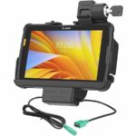 RAM Mounts Locking RAM Tough-Dock™ Power + Data for Zebra ET4x 8″ Tablet – Docking – Tablet PC – Charging Capability – Synchronizing Capability – Pogo Pin