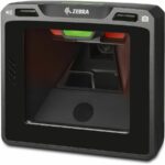 Zebra SP72-V Vertical Single-Plane Scanner – Cable Connectivity – 9.02″ Scan Distance – USB – Midnight Black – IP52 – USB – Retail, Pharmacy, Convenience Store